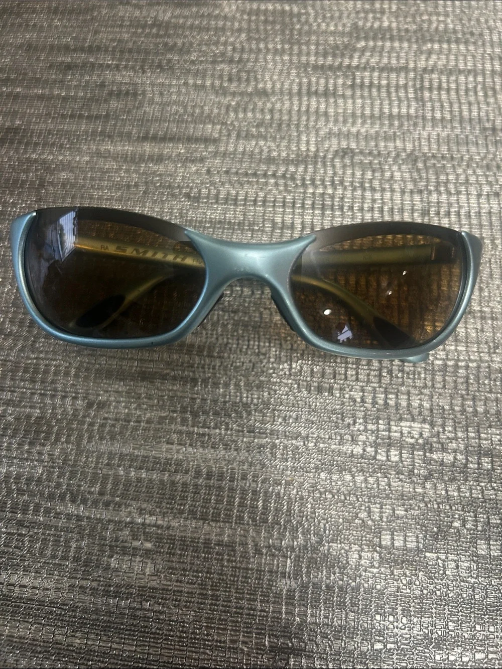 Women's Cat-Eye Sunglasses in Light Teal with Brown Lenses